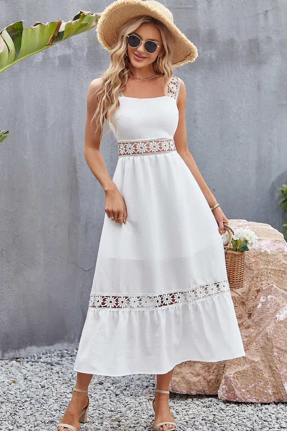 Vestido midi Tory-