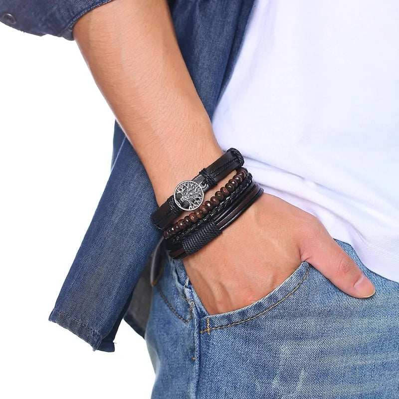 29 Wrap Leather Bracelet Styles