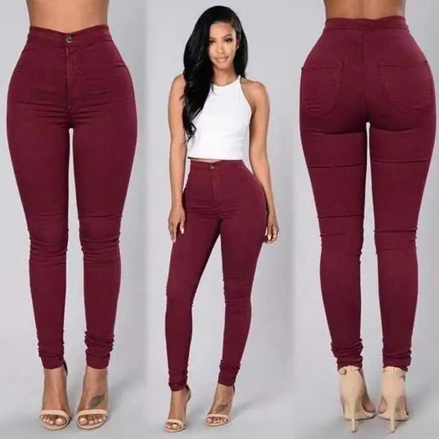 Women's High-Waist Skinny Jeans