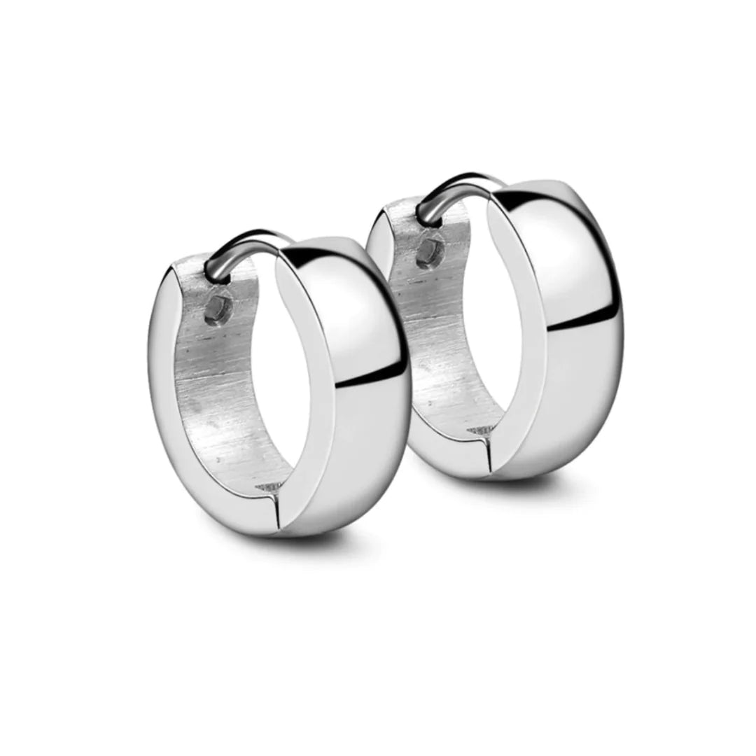 Titanium Steel Tara Huggies Earrings