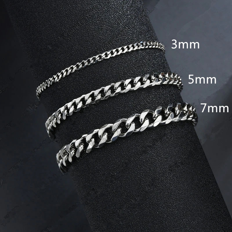 New Trendy Cuban Chain Mens Bracelet